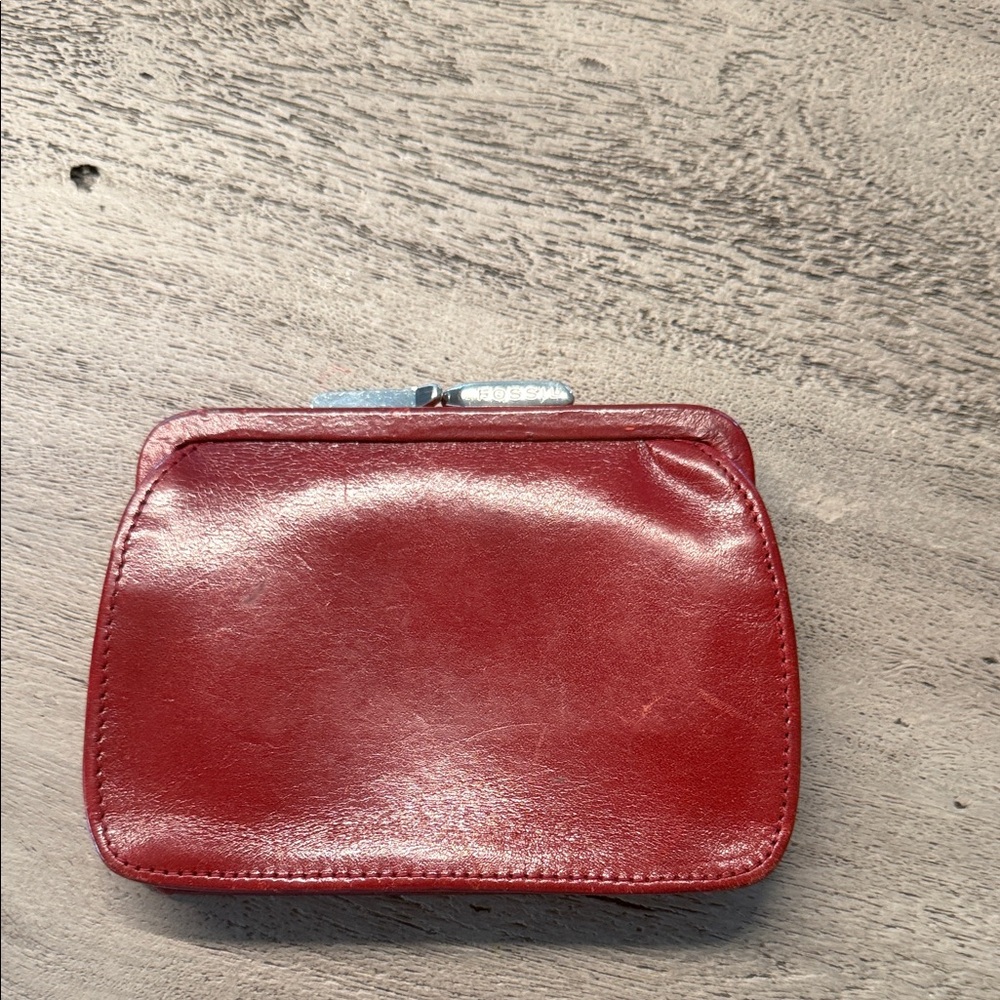 Fossil Red Leather Coin Purse